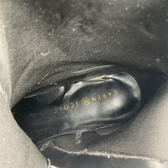 NEW Karen Scott Women’s Freyln Comfort Insole Knee High Boots Black Size 5.5M - Picture 6 of 10